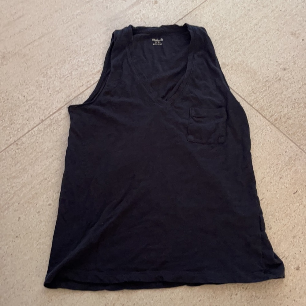 Madewell black tank